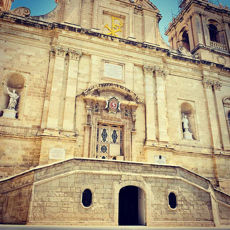 Birgu Candlelight Company studio shop, situated below the steps of the Church of St Lawrence, Birgu, Malta