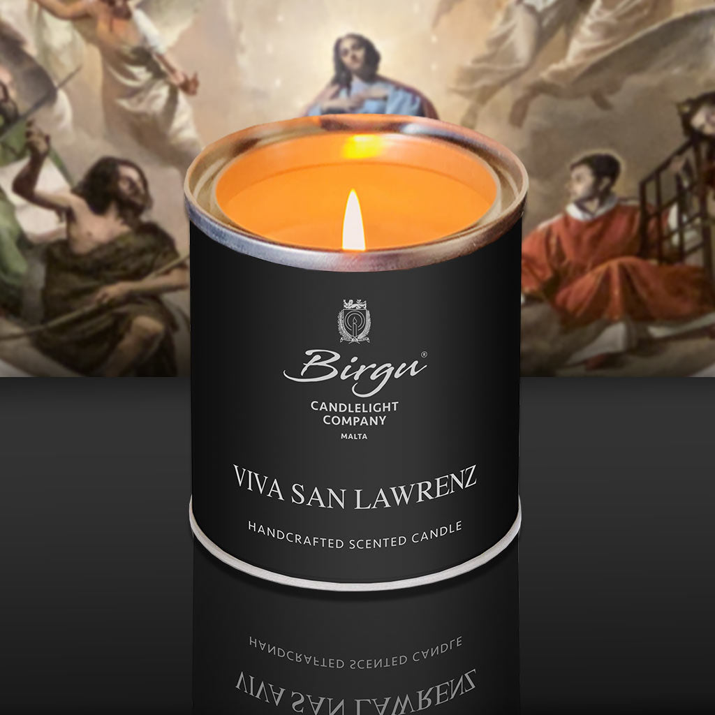 Viva San Lawrenz - Scented Candle Lit - Birgu Candlelight Company