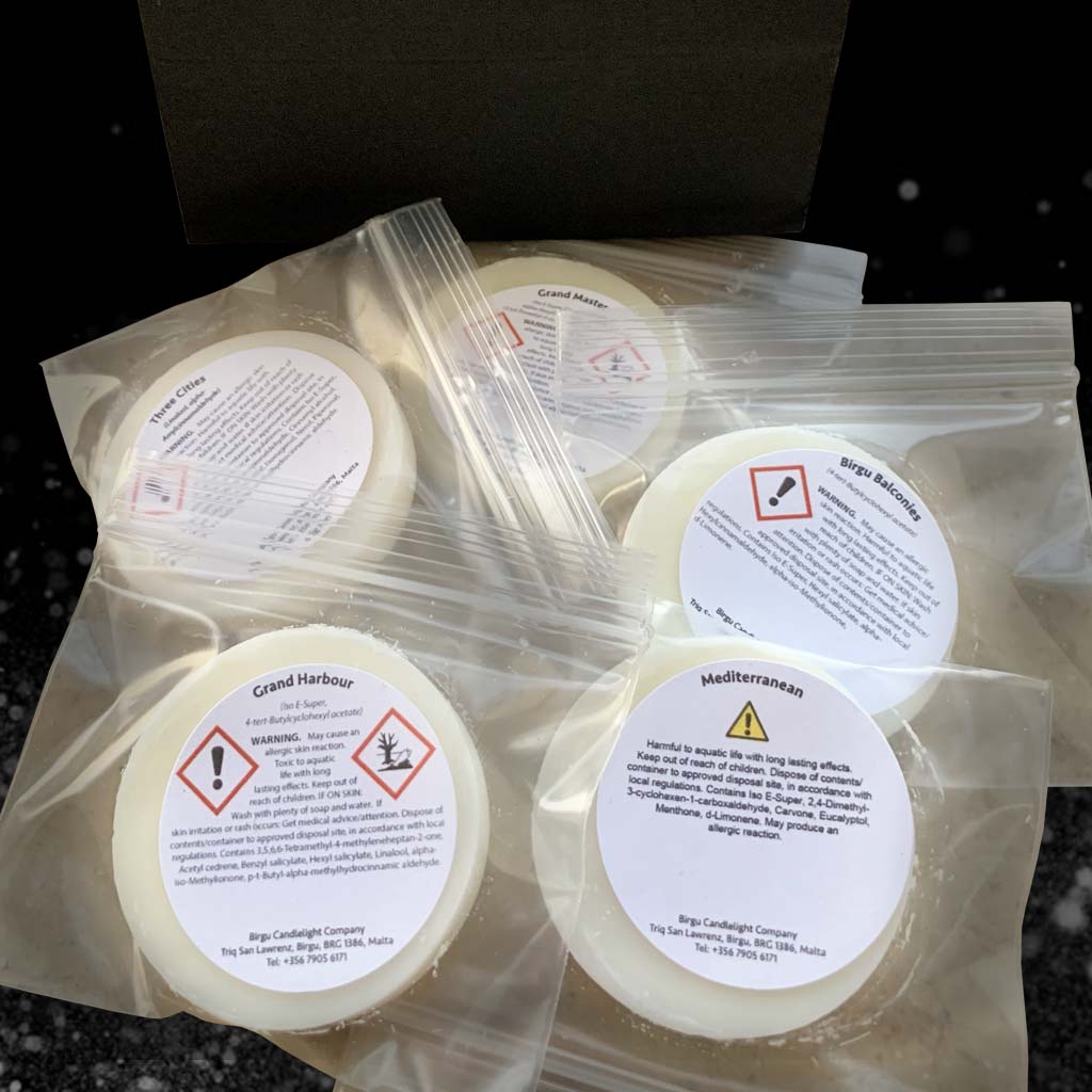 Wax Melt Fragrance Sample Bag